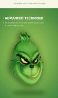 Gorro navideño de Santa Grinch para cosplay de monstruo de pelo verde - details 7