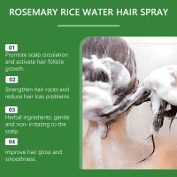 HOEGOA Spray nutritivo para el cuidado del cabello seco y peludo con arroz al romero - details 4