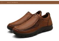 Zapatos informales para hombre, mocasines transpirables, zapatillas de deporte a la moda, cómodos, planos, hechos a mano, mocasines de ocio Retro, zapatos para hombre - details 2
