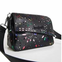 Desigual Lady Casual Diseño con espalda abierta Bolso bandolera de un solo hombro moderno y versátil (tamaño: 27*12.6*18) - details 0