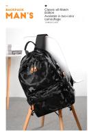 Mochilas de moda, mochilas de computadora portátil a prueba de salpicaduras, mochilas para estudiantes, mochilas de viaje de ocio - details 5