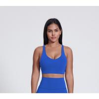 Sujetador deportivo con cordones para mujer, gimnasio, Fitness, Yoga, ropa deportiva transpirable para entrenamiento - details 11