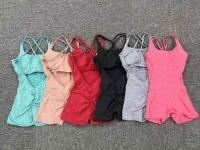 Ropa de mujer, tops, ropa deportiva, conjunto de ropa deportiva, bolsa de yoga, mono, sujetador para exteriores, mono ancho de una pieza para gimnasio 2024 - details 30