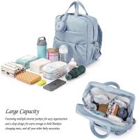 Mochila nueva Soboba para recién nacido, bolsa impermeable grande con soporte para chupete, elegante s - details 2