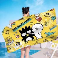 Sanrio Bad Badtz Maru Toalla Algodón Portátil Playa Gimnasio Natación Uso en el hogar - details 4