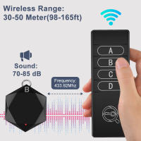 Localizador de Llaves Awapow Anti Lost Portátil Inalámbrico Inteligente para Mascotas Monedero de Seguimiento de Dispositivo 4 Receptores - details 5