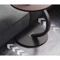 Mesa de Café de Madera Bonita Soporte Redondo de 40cm Ideal para Sala de Estar y Sofás - details 4