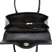 Bolso de Mano de Cocodrilo Grasado Desmontable, Cierre de Tornillo, Multicolor, Elegante y Duradero para Eventos Casuales y Formales - details 3
