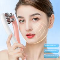 Dispositivo de Lifting Facial eléctrico EMS RF terapia, adelgazamiento Facial, vibración, doble mentón, en forma de V, máquina de levantamiento de mejillas con masajeador de ojos - details 3