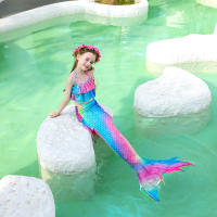 Traje de baño de cola de sirena para niños y niñas, bañador con Monofin - details 9