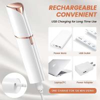 Novedad Sin Flaw Afeitadora Portátil Recargable para Mujeres Eliminadora de Vello Corporal sin Dolor para Cara y Ombligo Accesorio de Belleza - details 6