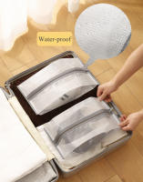 Bolsa de almacenamiento de zapatos a prueba de polvo, bolsa de viaje a prueba de agua, organizador de ropa, toalla, Maleta, paquete transparente de PVC portátil - details 4