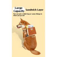 Mochila para mascotas con forma de galleta sándwich, cuerda de tracción para perros pequeños y medianos, accesorios para perros - details 8