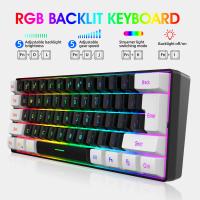 Nuevo teclado de 61 teclas ratón de juego RGB para jugadores de pubg - details 1