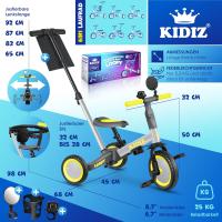 Bicicleta de Equilibrio, Triciclo para niños de 1 año a 5 Años, Capacidad de Carga hasta 25kg, Incl. Manillar/Barra de Seguridad/Cinturón de Seguridad/Timbre/Espejo. - details 14