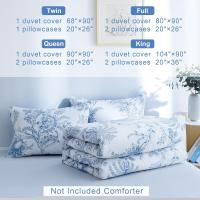 Funda de Almohada Nórdica de 3 Piezas Edredón de Flores con 2 Fundas de Almohada 50X75CM - details 6