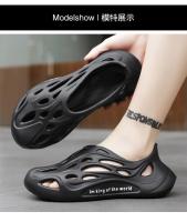 2025 verano coco agujero zapatos bolsa cabeza sandalias zapatos de playa de los hombres casual eva jardín zapatos - details 5