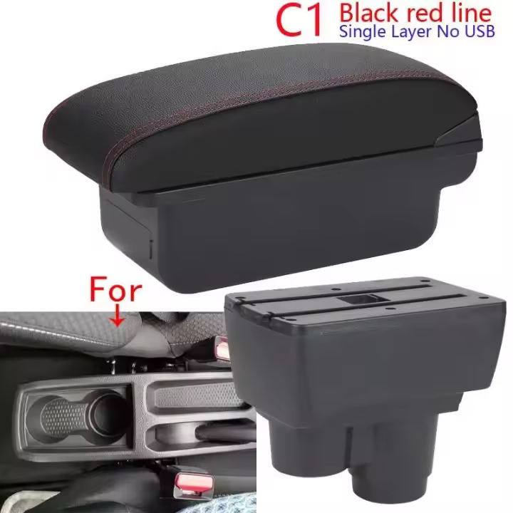 2019-2023 Pasamanos de iluminación de consola central de colector de polvo Dacia, accesorios decorativos de cuero - 1