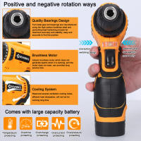 Geevorks-destornillador inalámbrico sin escobillas, Kit de herramientas de reparación multifuncional, 16,8 V - details 3