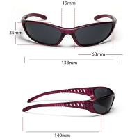 Hombres y mujeres, gafas de sol polarizadas de moda para ciclismo al aire libre, protección ocular para conducir - details 2