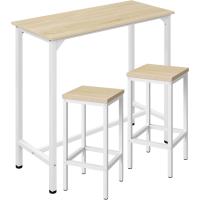 Conjunto de Mesa de Bar y 2 Sillas Estructura de Metal Tamaño 100x40x100 cm - details 23