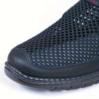 Zapatos casuales sin cordones para hombre, antideslizantes, transpirables, para todas las estaciones, caminar al aire libre, acampar, pescar, todas las estaciones, cómodos y duraderos - details 2