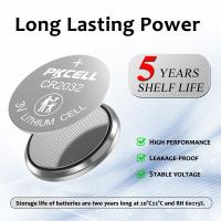 50 Piezas de Pilas de Botón CR2032 3V - PKCELL, Compatibles con Relojes, Computadoras, Juguetes y Más (Incluye Modelos 5004LC, KL2032, SB-T15) - details 4