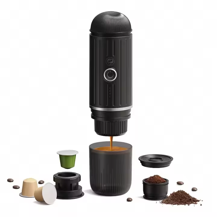 Máquina de Espresso Portátil Carga USB-C Calentamiento Automático Ideal para Acampar y Senderismo - 1