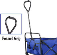 Carrito de Mano Plegable Ruedas de 360 °   Ideal para Jardín, Playa, Camping, Compras - details 8