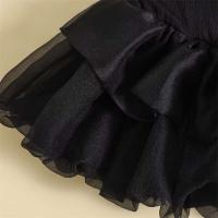 Vestido de Princesa sin Mangas para Niñas de 1 a 6 Años Vestido de Tutú de Tul Mesh con Lazo - details 1