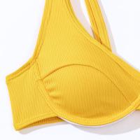 Útil conjunto de bikini de nailon, tren de baño de diseño sexy para vacaciones en la playa - details 15
