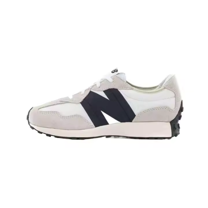 【Garantía auténtica】 NUEVOS zapatos deportivos casuales NB 327 para hombres y mujeres, zapatillas blancas y negras - 1