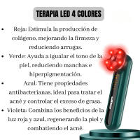 Radiofrecuencia facial EMS Terapia Led Limpieza Facial Masaje Sonico 8000 rpm e Importacion de Cosmeticos Genera Colageno - details 5