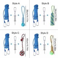 Juguetes de poste de resorte para perros resistentes a mordeduras, cuerda de algodón de 5M, ejercicio colgante, cuerda de algodón, juguetes de poste de resorte para perros, juguete masticable para perros - details 0
