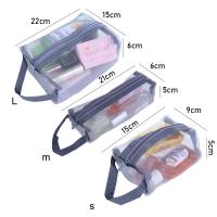 Bolsa de aseo transparente, bolsa de viaje con cremallera, bolsa de maquillaje, bolsa de cosméticos para mujer, bolsa de almacenamiento para el cuidado de la piel, bolsa de almacenamiento coreana - details 3