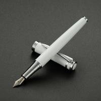 Pluma de caligrafía de metal de lujo, puntas de tinta estacionarias para oficina y escuela, pluma estilográfica de 0,38 mm, 0,5 mm, 1,0 mm, logotipo personalizado, regalo con nombre - details 10