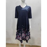 Nuevo vestido TEMU ajustado con cuello en V y estampado floral para mujer ahora - details 9