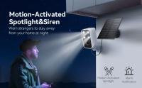 Cámara PTZ Solar inalámbrica para exteriores, 1080P, WiFi, con batería integrada, videovigilancia de latencia ultrabaja para largos tiempos de espera - details 3