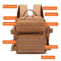 Mochila de Viaje Mini Unisex Camuflaje Táctico Bolsa de Pecho para Escalada al Aire Libre - details 1