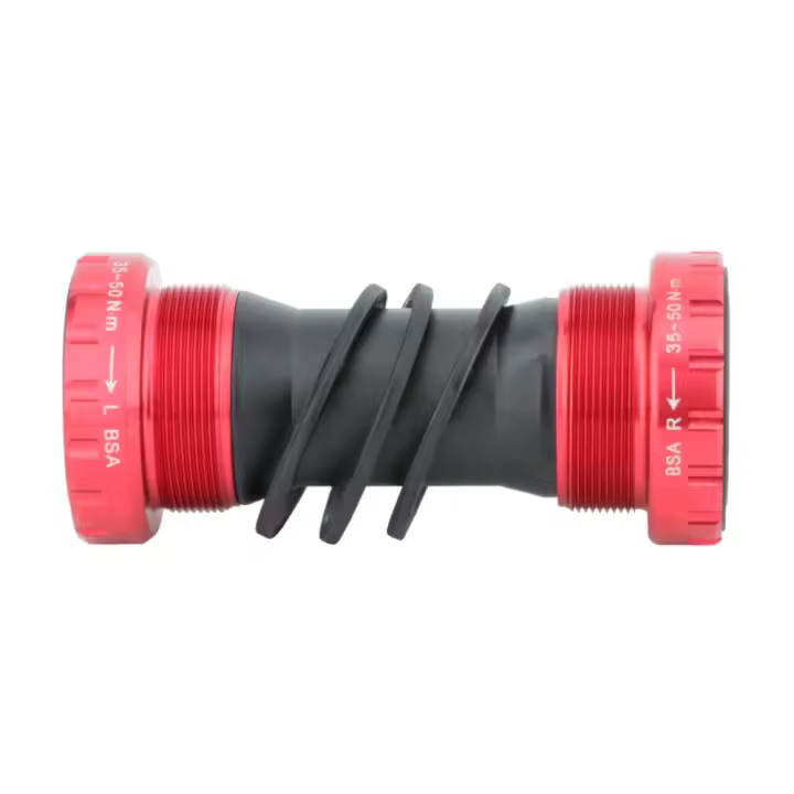 Soporte inferior de bicicleta de 68/73MM, aleación de aluminio BSA, rodamiento de bicicleta de montaña de cerámica, rosca de precisión sellada, juego de bielas de rodamiento MTB - 1