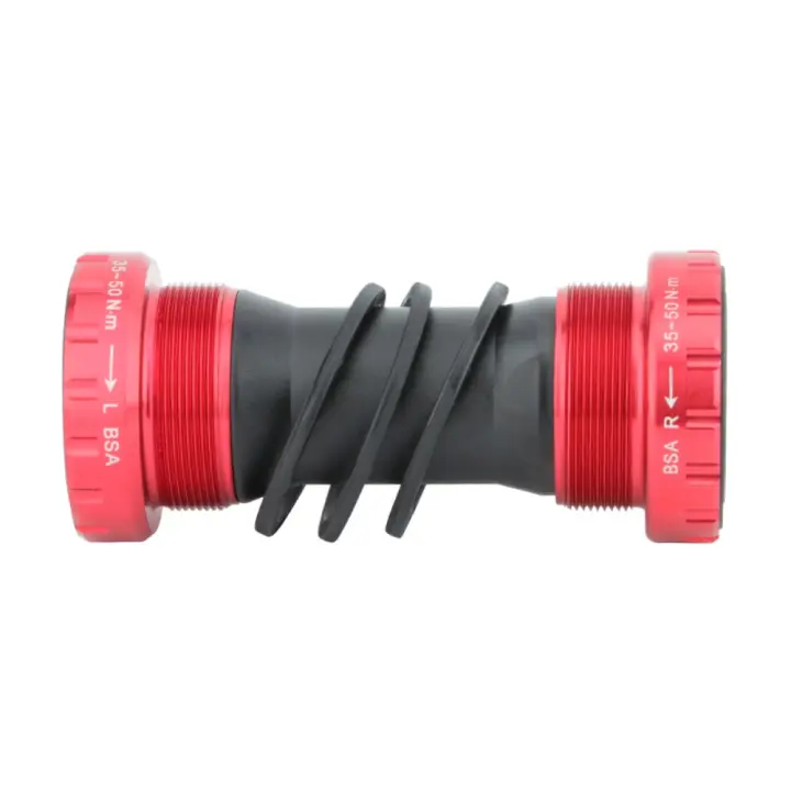 Soporte inferior de bicicleta de 68/73MM, aleación de aluminio BSA, rodamiento de bicicleta de montaña de cerámica, rosca de precisión sellada, juego de bielas de rodamiento MTB - 1