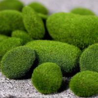 10Pcs Piedras de Musgo Artificial Planta Verde Falsa para Decoración de Hogar, Jardín, Maceta - details 3