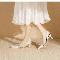 Elegantes sandalias de tacón alto con punta de diamante - details 16