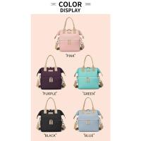 Bolsa de aislamiento térmico de doble capa Bolsa de picnic al aire libre Bolso impermeable portátil Bolsa de almuerzo de mantenimiento fresco con un solo hombro - details 9