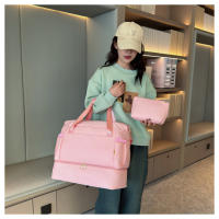 Nueva bolsa de lona impermeable, transpirable y duradera separación en seco y húmedo multifuncional deportes de gran capacidad fitness bolsa de viaje - details 40
