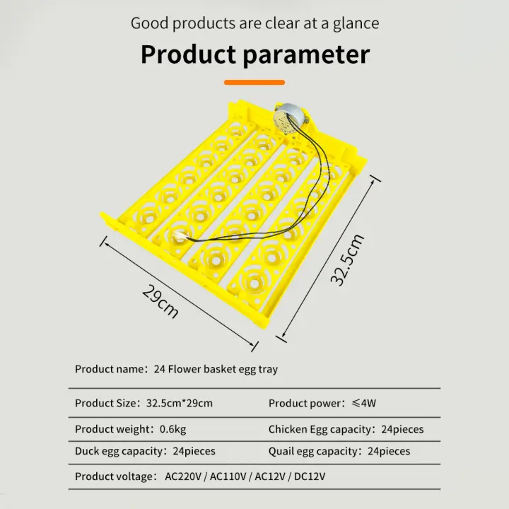 Incubadora automática de huevos de plástico para aves, bandejas de máquina para incubar huevos de aves de corral, pato y pollo con Motor de giro automático, 220V - 1