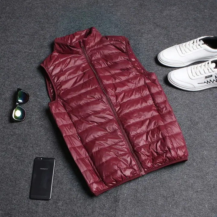 Chaleco Ligero sin Mangas de Plumífero Cálido, Delgado, Impermeable para Invierno - 1