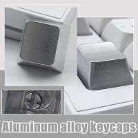1Pcs Profile Customization Keycap Blank Metal Keycaps For nical Keyboard Gift - details 0