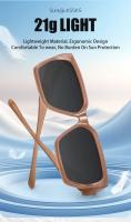 KAPVOE Gafas de Sol Polarizadas Para Ciclistas, Conductores, Pescadores Marco Cuadrado Grande - details 7