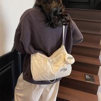 Bolso de hombro con cordón informal coreano, bolso cruzado plisado ligero de gran capacidad, bolso de viaje con cremallera de diseñador minimalista - details 3